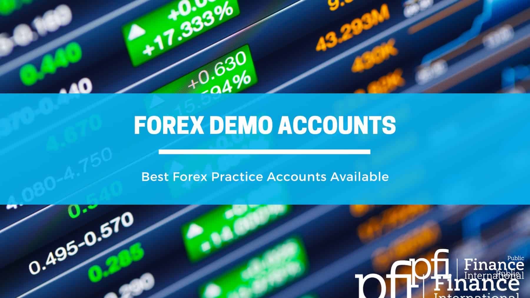 Featured Image For FX Demo Accounts
