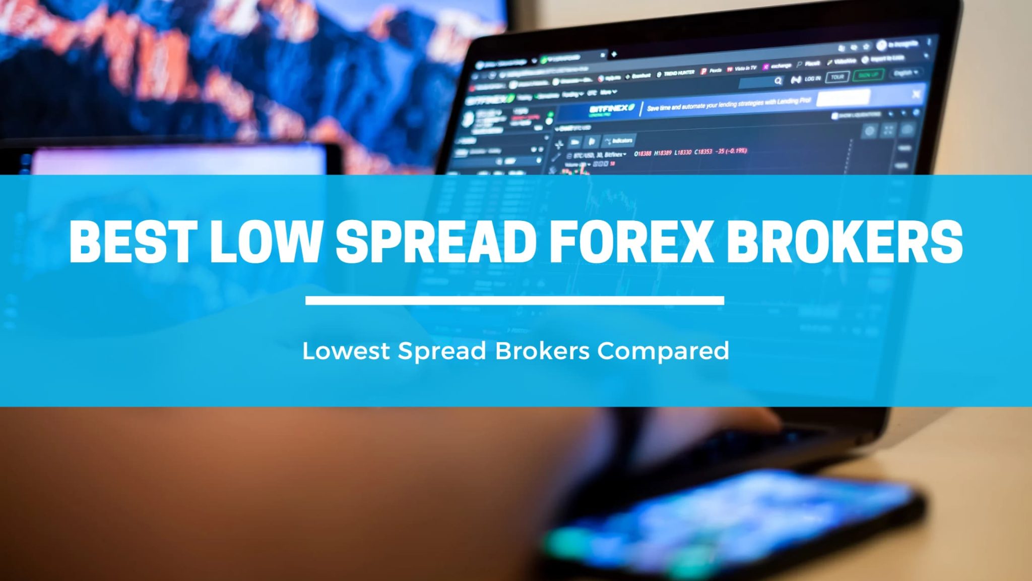 low spread crypto broker