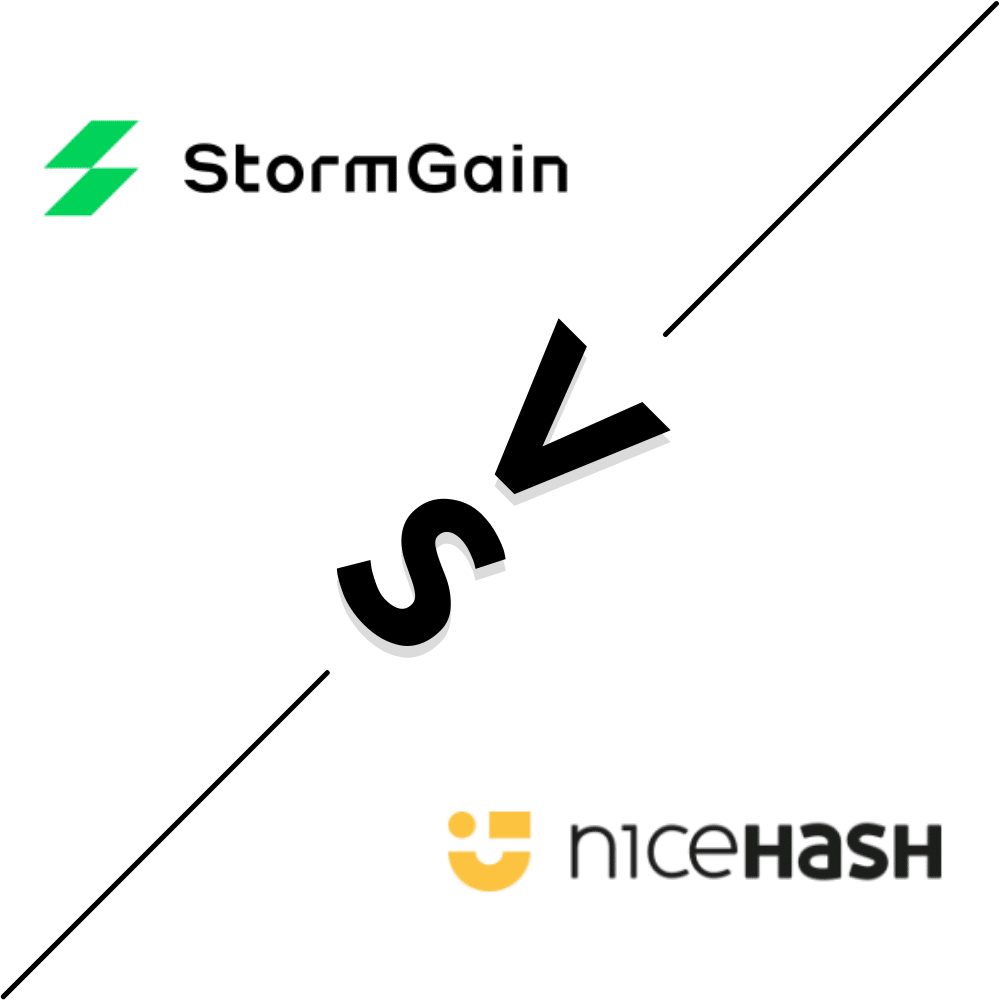 Stormgain vs NiceHash